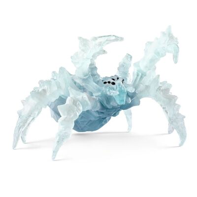 SCHLEICH Eldrador Creatures Ice Spider Figura giocattolo, da 7 a 12 anni, blu/bianco (42494)
