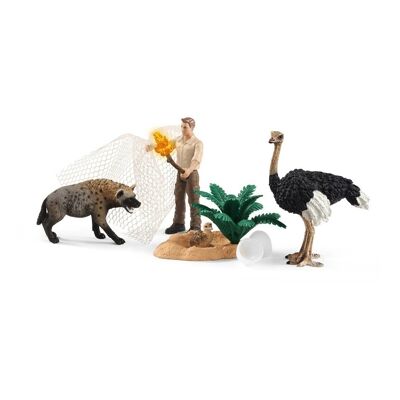 SCHLEICH Wild Life Iena Attack Figure giocattolo (42504)