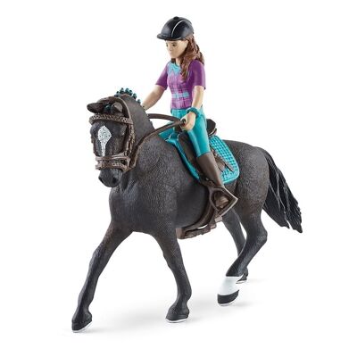 SCHLEICH Horse Club Lisa & Storm Toy Figure Set, Unisex, 5 a 12 años, Multicolor (42541)