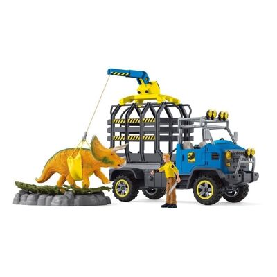 SCHLEICH Dinosaurs Dino Transport Mission Spielzeug Spielset, 4 bis 12 Jahre, Mehrfarbig (42565)