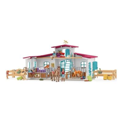 SCHLEICH Horse Club Lakeside Riding Center Toy Playset, 5 a 12 años, Multicolor (42567)
