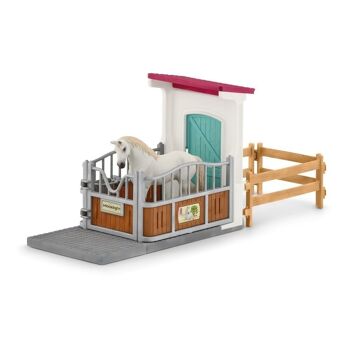 SCHLEICH Horse Club Horse Stall Extension Toy Playset, 5 à 12 ans, Multicolore (42569) 3