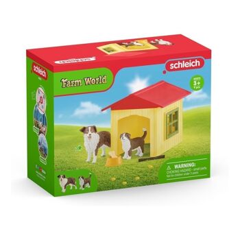SCHLEICH Farm World Friendly Dog House Toy Playset, 3 à 8 ans, Multicolore (42573) 2