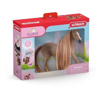 SCHLEICH Horse Club Beauty Horse Jument pur-sang anglais Jouet, 4 ans et plus, Marron (42582) 4