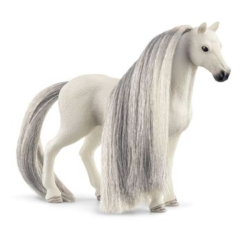SCHLEICH Horse Club Beauty Horse Quarter Horse Jument Figurine, 4 ans et plus, Blanc (42583) 3
