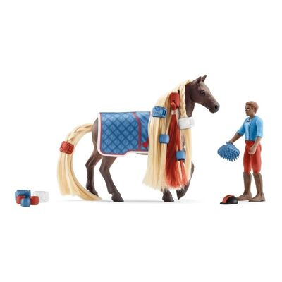 SCHLEICH Horse Club Sofia's Beauties Leo & Rocky Toy Figure Starter Set, 4 Anni e Oltre, Multicolore (42586)