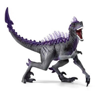SCHLEICH Eldrador Creatures Shadow Raptor Toy Figure, da 7 a 12 anni, nero/viola (70154)