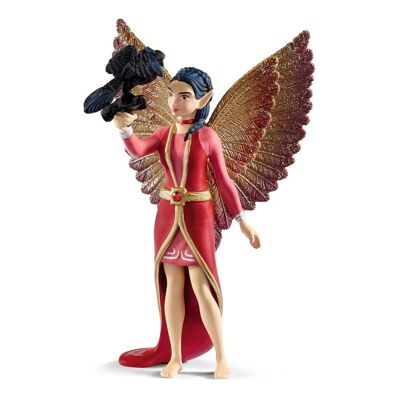 SCHLEICH Bayala Movie Nuray with Raven Munyn Toy Figure Set, 5 a 12 años, Multicolor (70586)