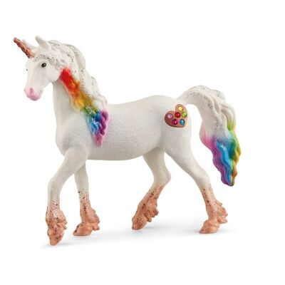 SCHLEICH Bayala Rainbow Love Unicorn Mare Figura giocattolo, da 5 a 12 anni, multicolore (70726)
