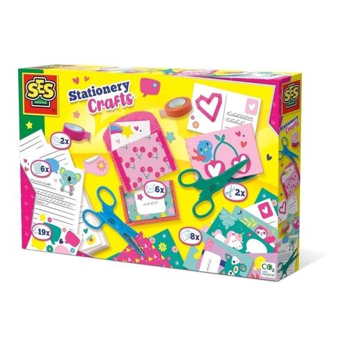 SES CREATIVE Children's Stationery Crafts Kit, Unisex, Five Years and Above, Multi-colour (00108)