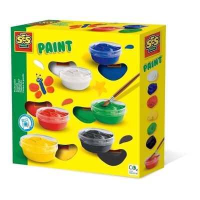 SES CREATIVE Children's Poster Paint, Unisex, Three Years and Above, Multi-colour (00361)