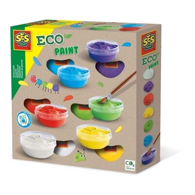 SES CREATIVE Children's Eco Poster Paint, Unisex, Three Years and Above, Multi-colour (00365)