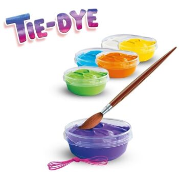 SES CREATIVE Peinture textile tie-dye pour enfants, unisexe, cinq ans et plus, multicolore (00368) 2