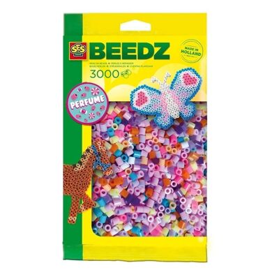 SES CREATIVE Beedz Lot de 3000 perles thermocollantes Parfum 5 ans et plus (00741)