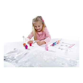 SES CREATIVE Lot de moulage et de peinture pour porte-mémo pour enfants, 5 à 12 ans, multicolore (01357) 3