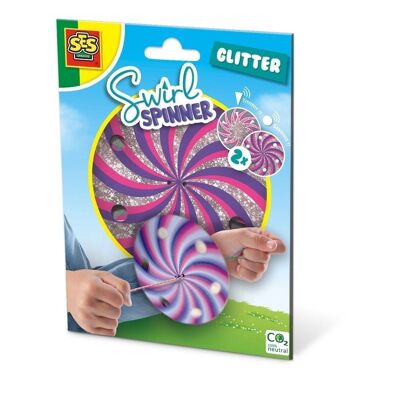 SES CREATIVE Glitzerwirbel-Spinner für Kinder, ab 5 Jahren (02225)