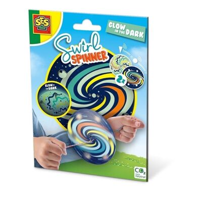 SES CREATIVE Swirl Spinner im Dunkeln leuchtend für Kinder, ab 5 Jahren (02226)