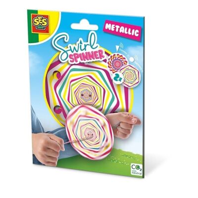 SES CREATIVE Metallic Swirl Spinner für Kinder, ab 5 Jahren (02227)