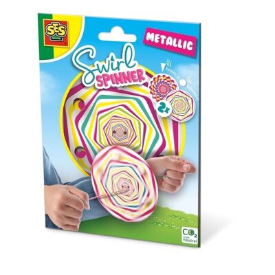 SES CREATIVE Children's Metallic Swirl Spinner, 5 Years and Above (02227)