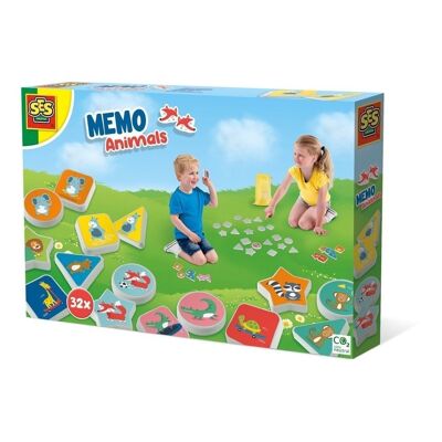 SES CREATIVE Children's Memo Animals, 3 Years and Above (02233)