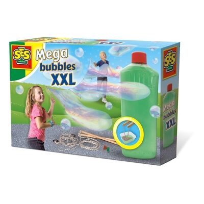 SES CREATIVE Kinder Mega Bubbles XXL Blower, 5 bis 12 Jahre, Mehrfarbig (02252)