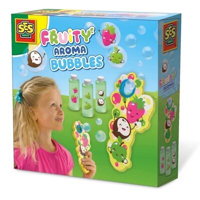 SES CREATIVE Fruity Aroma Bubbles für Kinder, Unisex, 5 bis 12 Jahre, Mehrfarbig (02261)