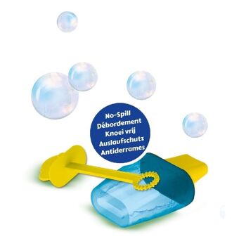 SES CREATIVE Seau à bulles anti-déversement pour enfants avec solution Mega Bubbles, 200 ml, unisexe, cinq ans et plus, multicolore (02264) 2