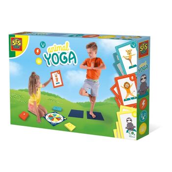 SES CREATIVE Animal Yoga pour enfants, unisexe, trois ans et plus, multicolore (02288) 1