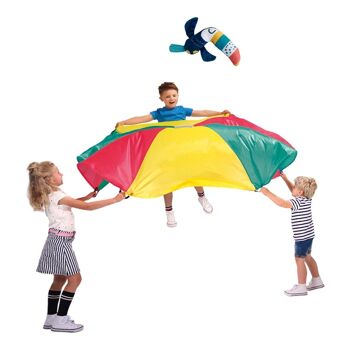 SES CREATIVE Parachute Flying Toucan pour enfants, unisexe, trois ans et plus, multicolore (02289) 2