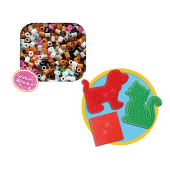 SES CREATIVE Ensemble de mosaïque de perles thermocollantes pour animaux de compagnie, 5 ans ou plus (06264) 3