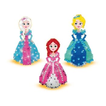 SES CREATIVE Princesses Diamond Iron-on Beads Mosaic Set, 5 ans ou plus (06269) 2