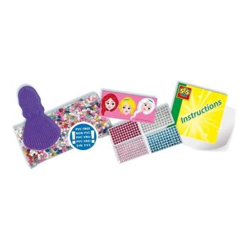 SES CREATIVE Princesses Diamond Iron-on Beads Mosaic Set, 5 ans ou plus (06269) 3