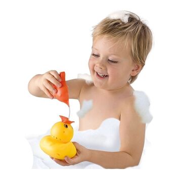 SES CREATIVE Jouet de bain Tiny Talents Quack Quack Duck pour enfants avec sons, unisexe, 3 ans ou plus, jaune (13093) 3