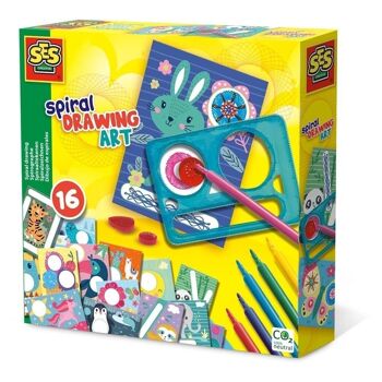 SES CREATIVE Art du dessin en spirale pour enfants, unisexe, cinq ans et plus, multicolore (14031) 1