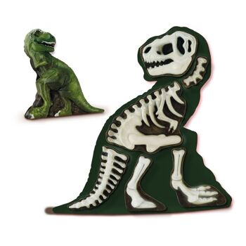 SES CREATIVE T-Rex avec moulage de squelette et kit de peinture, 5 ans ou plus (14206) 2
