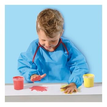 SES CREATIVE Kit de peinture au doigt lavable My First pour enfants, 4 pots de peinture, unisexe, 1 à 4 ans, multicolore (14417) 4