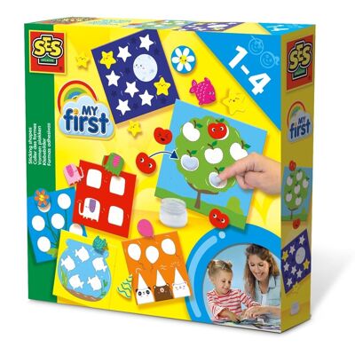 SES CREATIVE Set Infantil My First Sticking Shapes, Unisex, 1 a 4 años, Multicolor (14428)