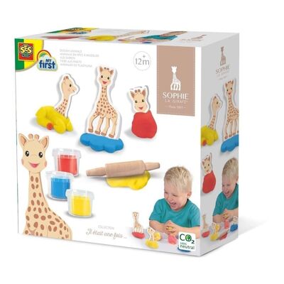 SES CREATIVE My First Sophie La Giraffe Knettiere für Kinder, Unisex, ab 12 Monaten, Mehrfarbig (14496)