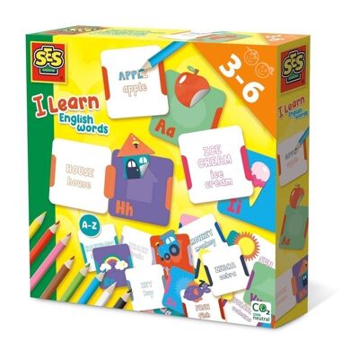 SES CREATIVE I Learn English Words 2-in-1 Set, 3 bis 6 Jahre (14637)