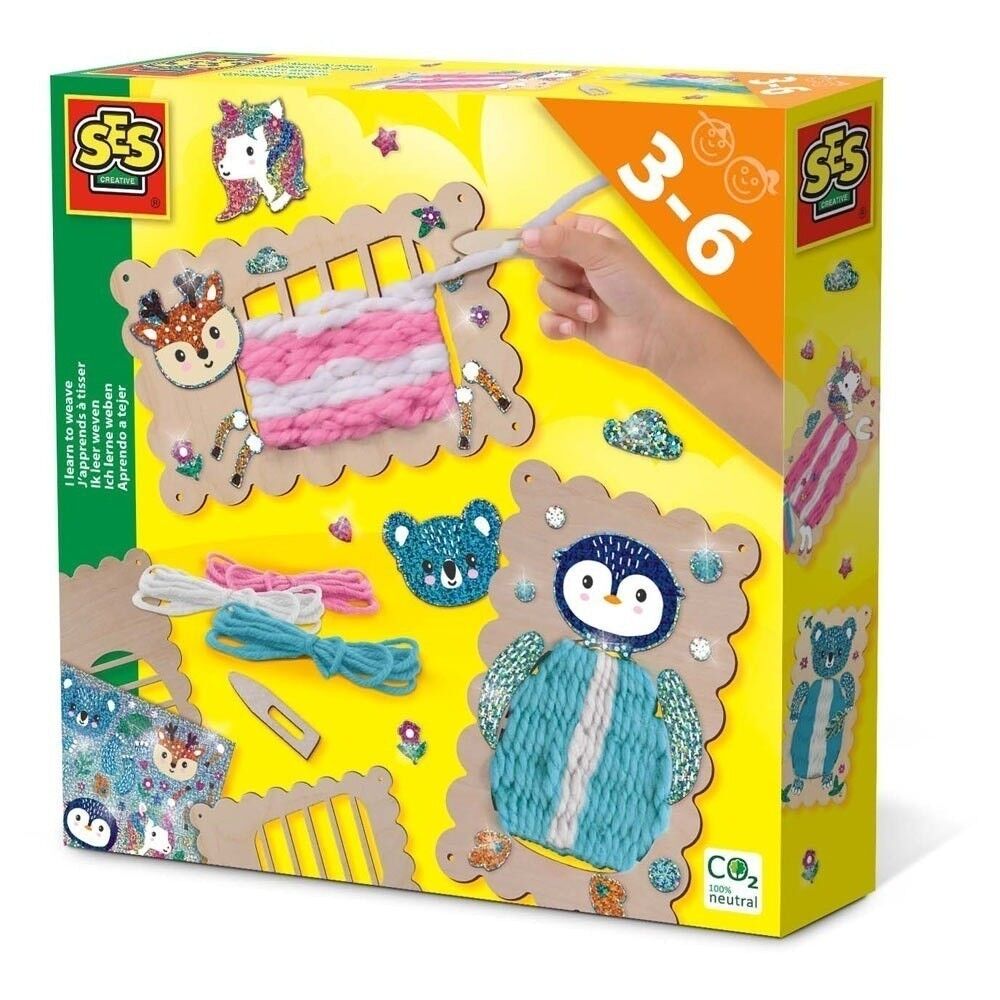 SES CREATIVE Children's I Learn to Weave , Unisex, Three to Six Years, Multi-colour (14643)