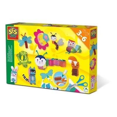 SES CREATIVE Paper Strip Crafts Set, 3 Years or Above (14648)