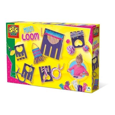 SES CREATIVE Multi-Loom-Set für Kinder, Unisex, ab sechs Jahren, mehrfarbig (14676)