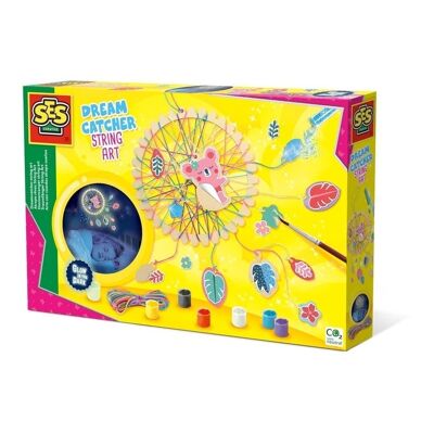 SES CREATIVE Juego de cuerdas Dreamcatcher, 5 años o más (14712)