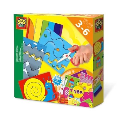 SES CREATIVE I Learn to Use Scissors Kit, Unisex, De tres a seis años, Multicolor (14809)