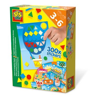 SES CREATIVE Set per bambini I Learn to Recognizing Shapes, unisex, da 3 a 6 anni, multicolore (14839)