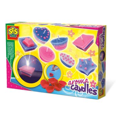 SES CREATIVE Ensemble de bougies parfumées pour enfants 6 à 12 ans Multicolore (14925)