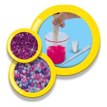 SES CREATIVE Ensemble de jeu Unicorn Slime Lab pour enfants, fille, 8 ans ou plus, rose (15013) 4