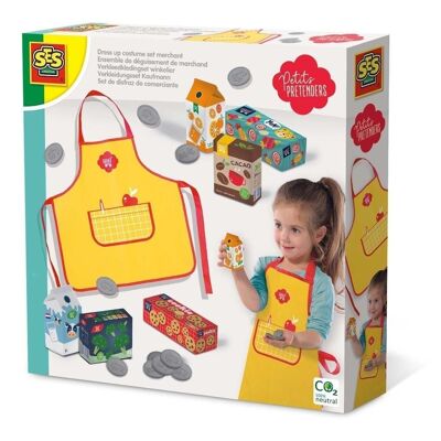 SES CREATIVE Petits Pretenders - Juego de mercader de disfraces para niños, unisex, a partir de tres años, multicolor (18002)