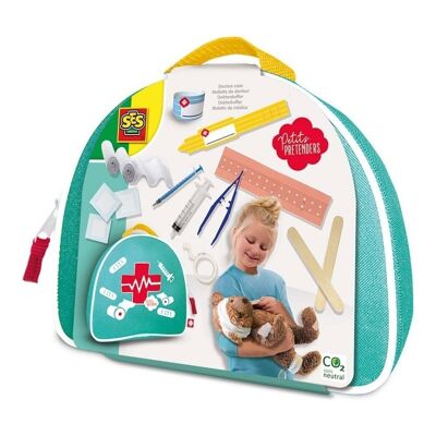 SES CREATIVE Petits Pretenders Custodia da medico per bambini, unisex, dai tre anni in su, multicolore (18004)