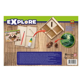 SES CREATIVE Explore Hôtel à insectes pour enfants pour jardin animalier, 5 à 12 ans, multicolore (25008) 5